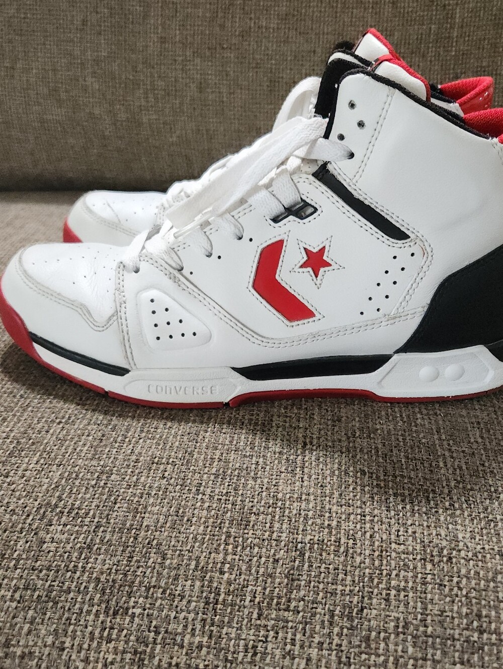 Converse Weapon EVO Mid Shoes White/Black/Red 11.5